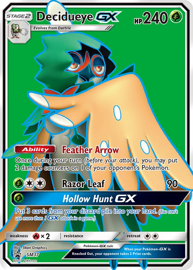 DecidueyeGX SM Black Star Promos SM37 PROMO