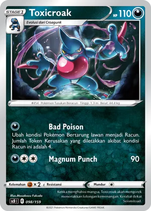 Toxicroak (Strength V Starter Deck 098/159)
