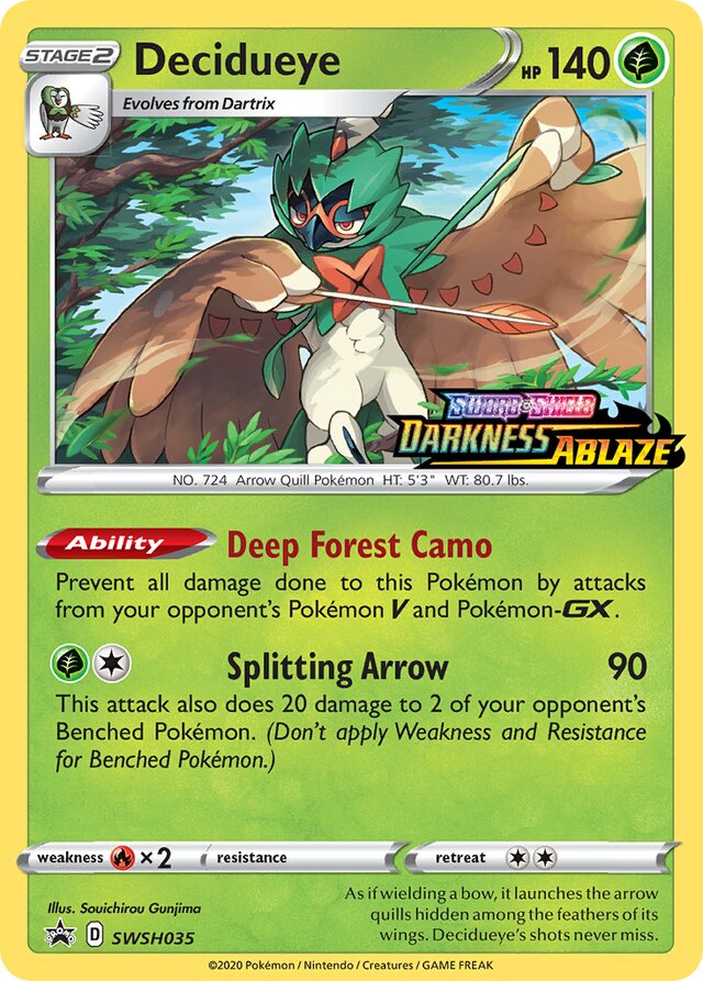 SWSH035 Decidueye SSP PROMO