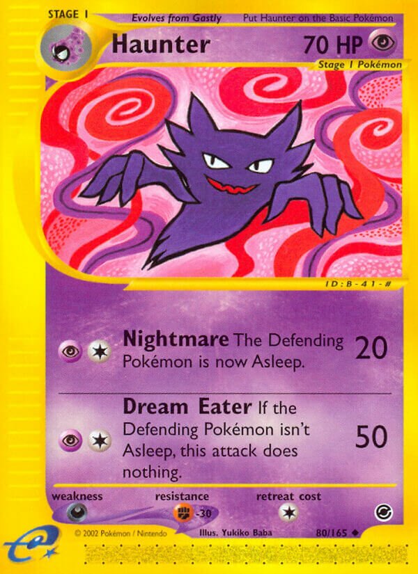 80/165 Haunter EX Uncommon