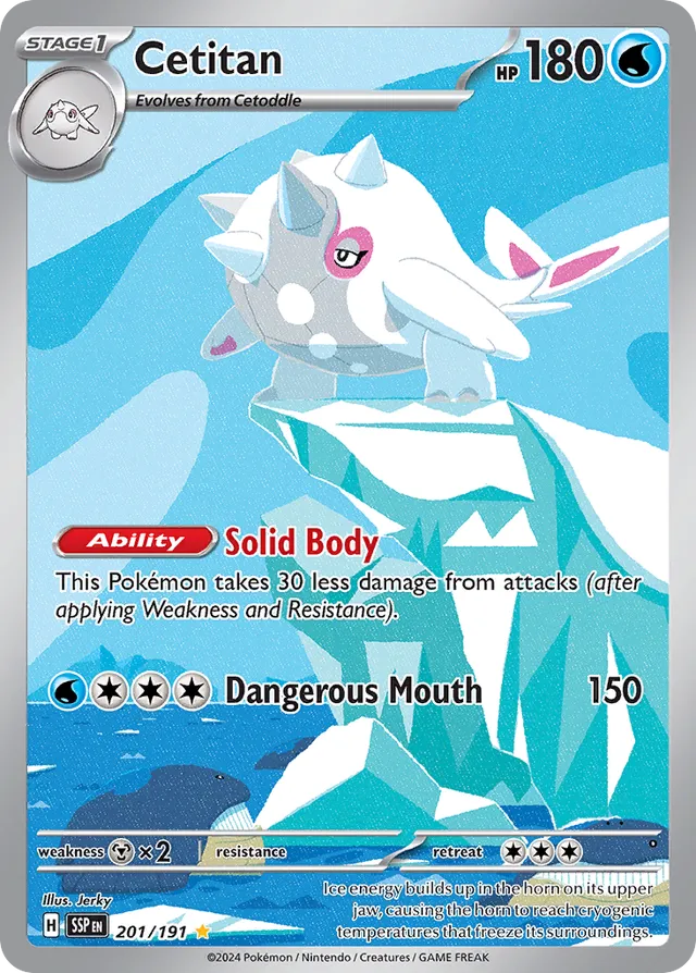 Cetitan Surging Sparks 201/191 Illustration Rare