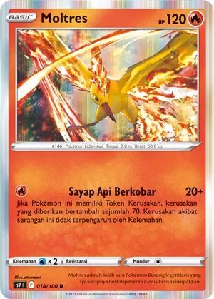 Moltres (Star Birth 018/100)