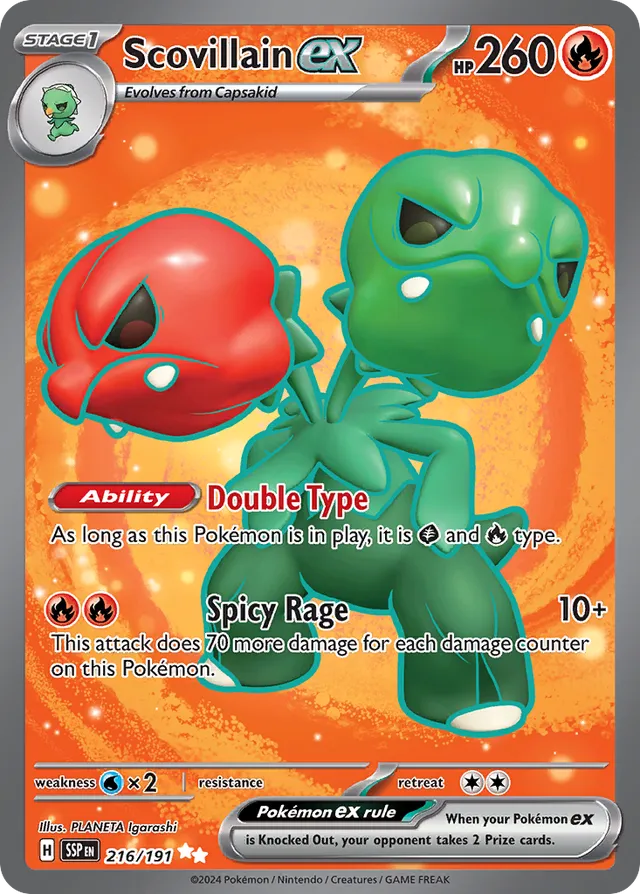Scovillainex Surging Sparks 216/191 Ultra Rare