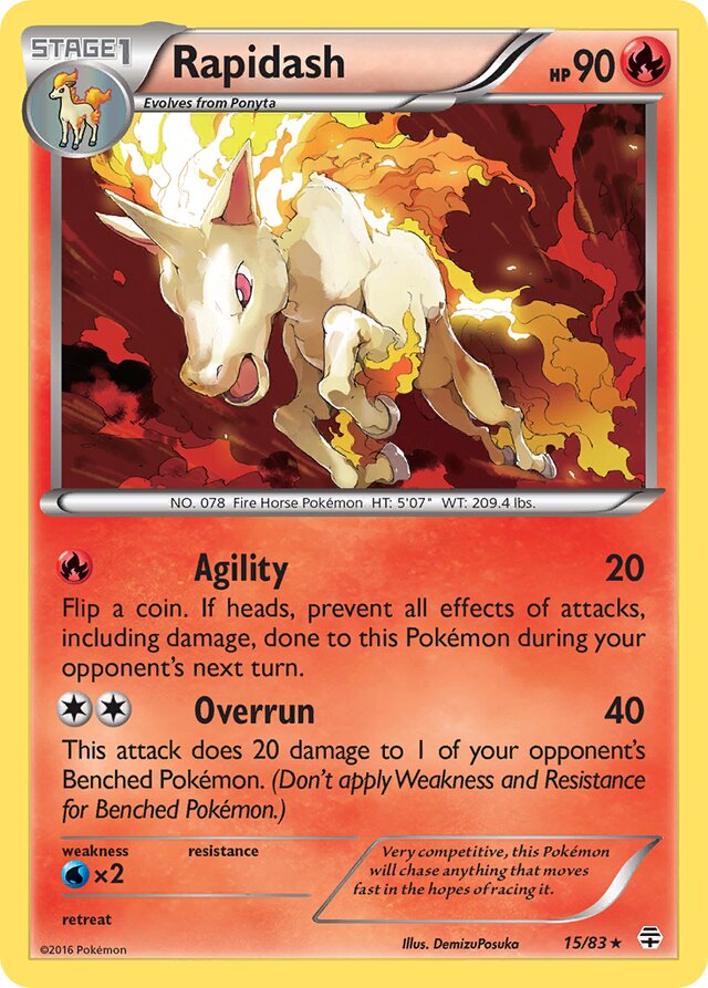 Rapidash Generations 15/83 Rare