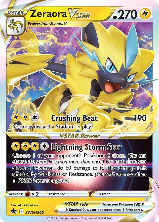 SWSH265 Zeraora VSTAR SSP PROMO