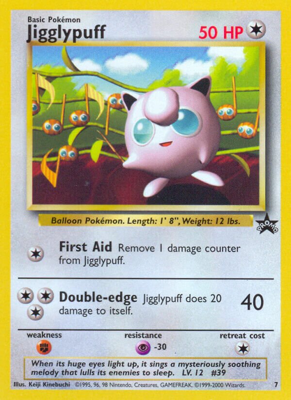 Jigglypuff Wizards Black Star Promos 7 PROMO
