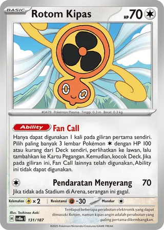 Fan Rotom (Terastal Festival ex 131/187)