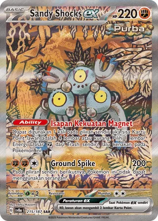 Sandy Shocks ex (Terastal Festival ex 215/187)
