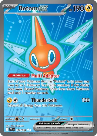 Rotom ex (Phantasmal Flames 111/094)