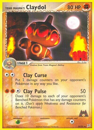 33/95 Team Magma's Claydol MA Uncommon