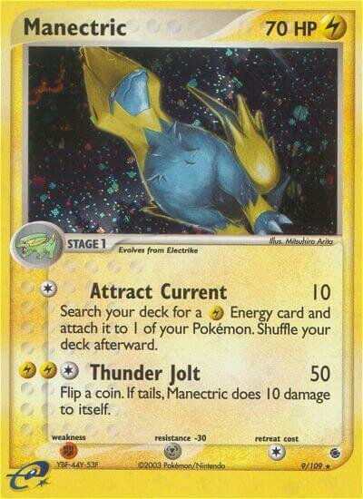 9/109 Manectric RS Rare Holo