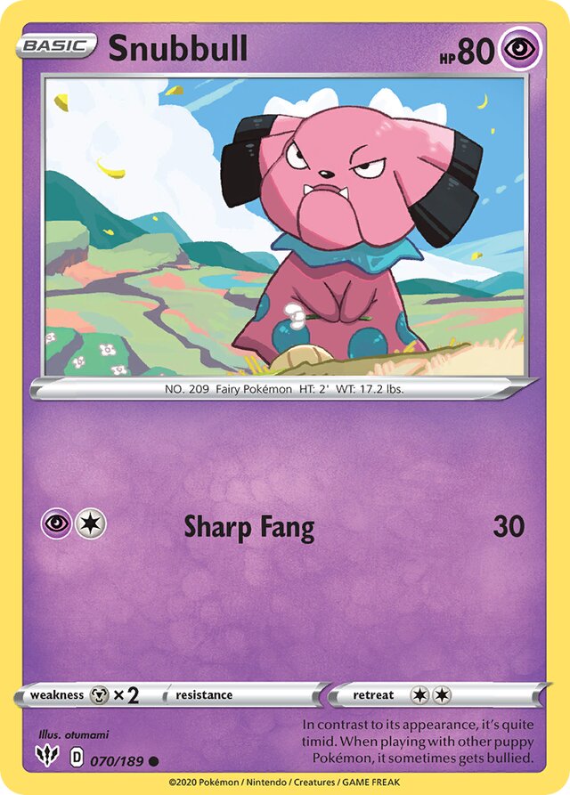 070/189 Snubbull DAA Common