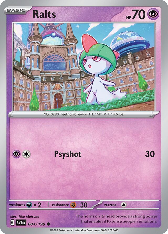 Ralts Scarlet & Violet 084/198 Common