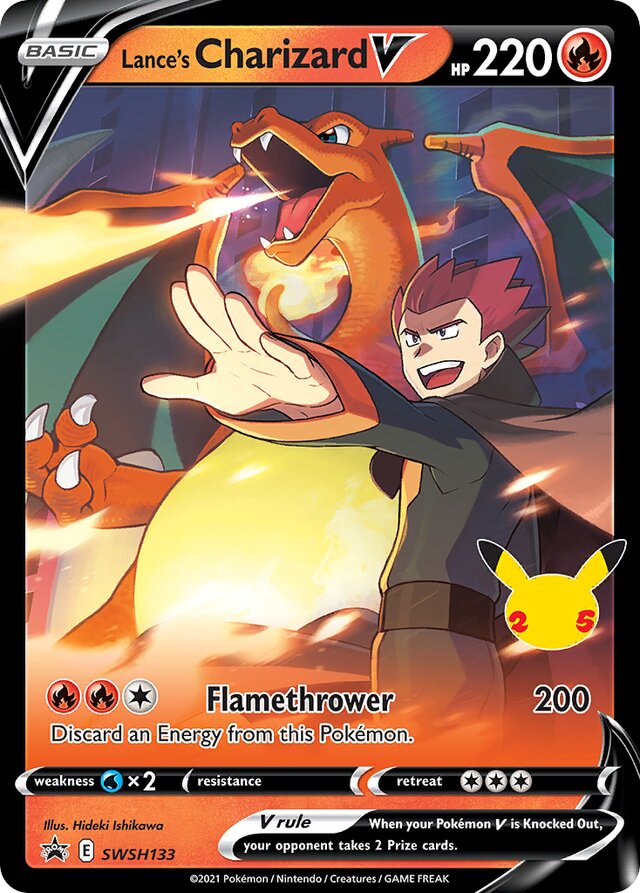 SWSH133 Lance's CharizardV SSP PROMO