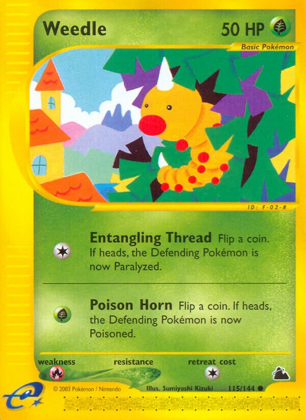 115/144 Weedle SK Common