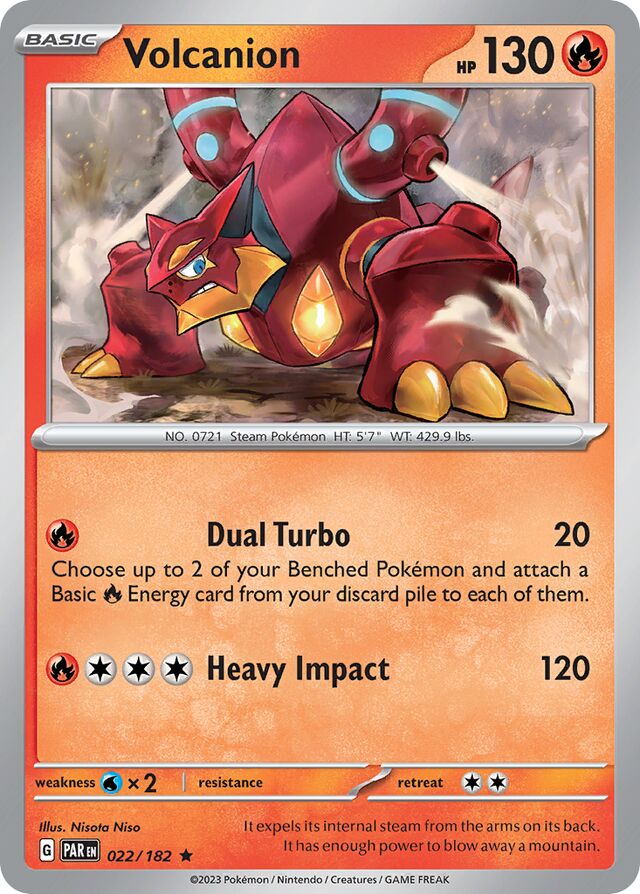 Volcanion Paradox Rift 022/182 Rare
