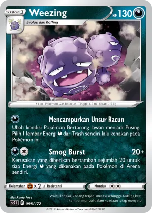 Weezing (Evolution V Starter Deck 098/172)