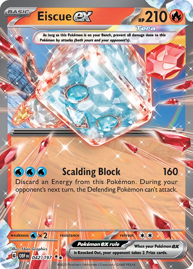 042/197 Eiscueex OBF Double Rare