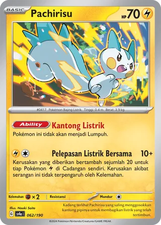 Pachirisu (Shiny Treasure ex 062/190)