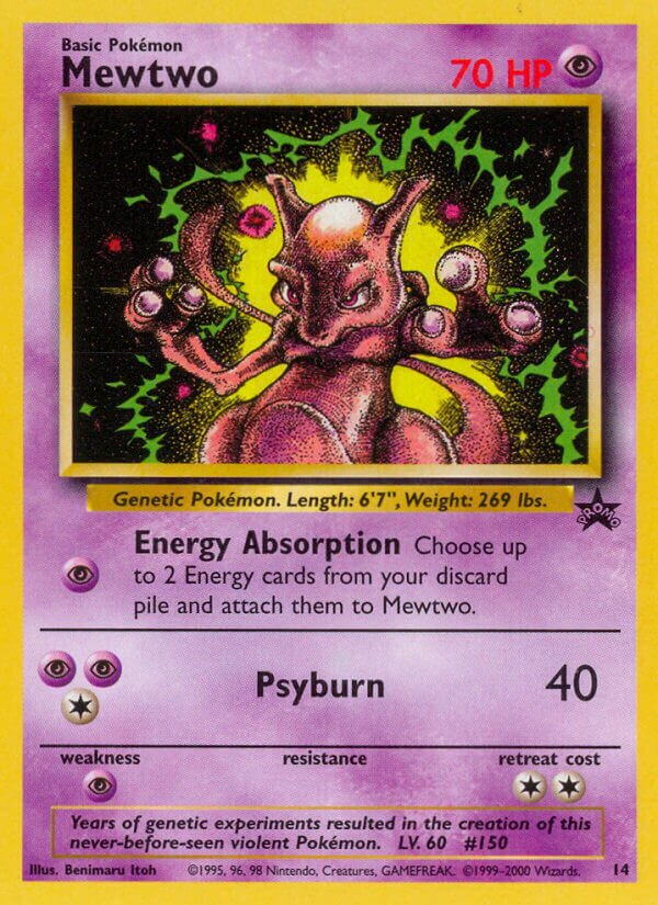 Mewtwo Wizards Black Star Promos 14 PROMO