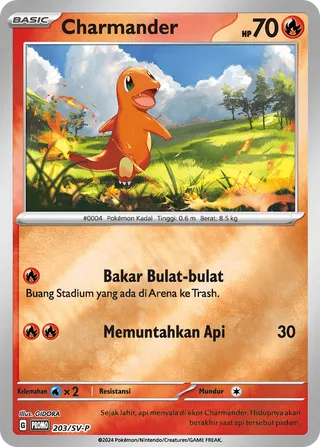 Charmander (Scarlet & Violet Promos 203/SV-P)