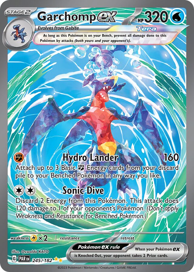 Garchompex Paradox Rift 245/182 Special Illustration Rare