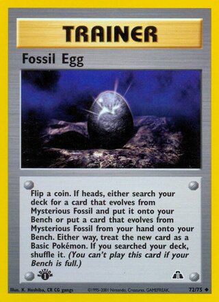 Fossil Egg (Neo Discovery 72/75)