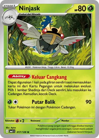 Ninjask (Mega Evolution 017/126)