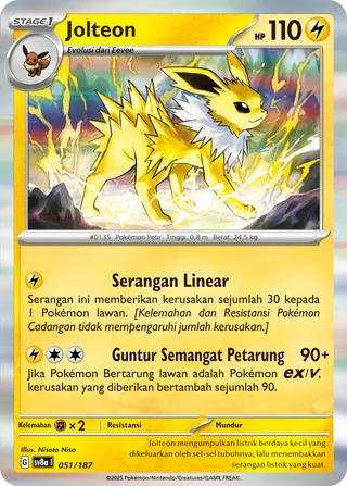 Jolteon (Terastal Festival ex 051/187)