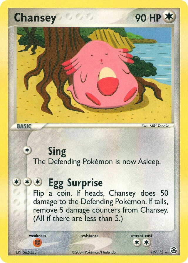19/112 Chansey RG Rare