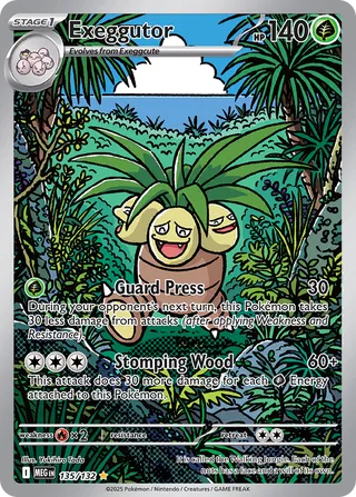 135/132 Exeggutor MEG Illustration Rare