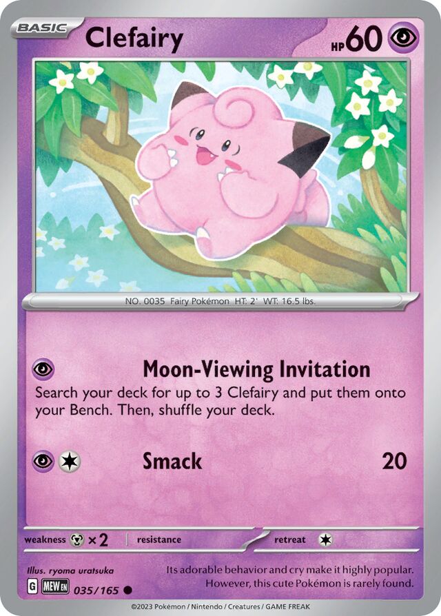 035/165 Clefairy MEW Common