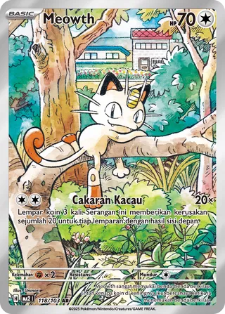 Meowth (Blue Blaze 118/103)