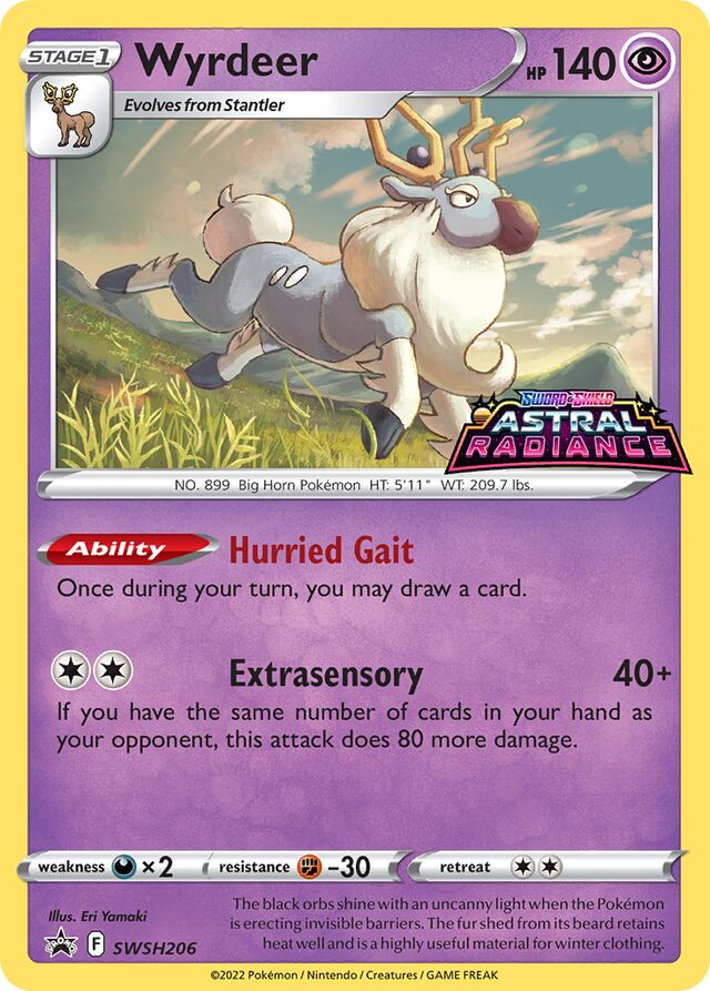 SWSH206 Wyrdeer SSP PROMO