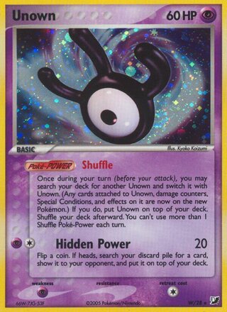 Unown (EX Unseen Forces W/28)