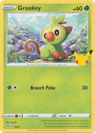 Grookey (McDonald's Collection 2021 8/25)