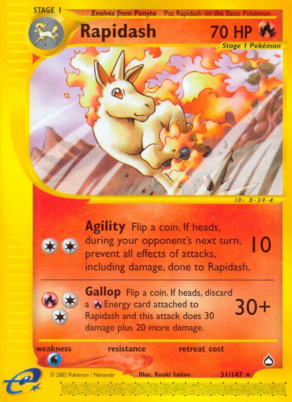 pokemon rapidash card