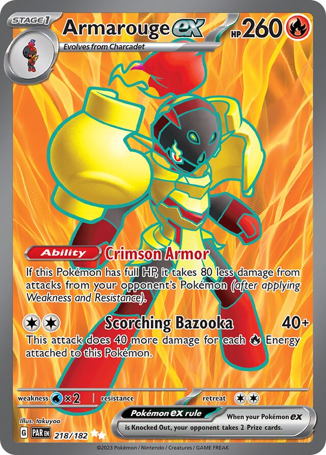 218/182 Armarougeex PAR Ultra Rare