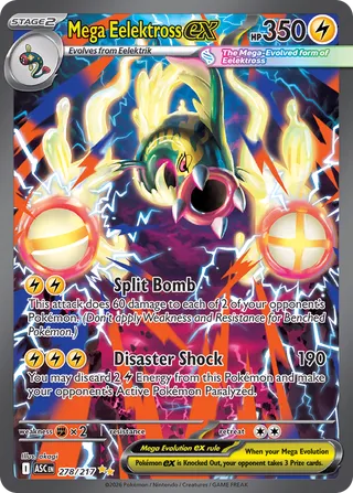 Mega Eelektross ex (Ascended Heroes 278/217)