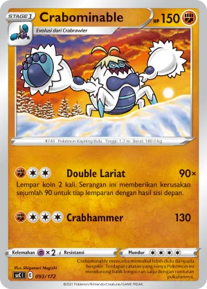 Crabominable (Evolution V Starter Deck 093/172)