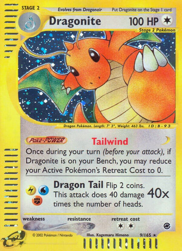 9/165 Dragonite EX Rare Holo