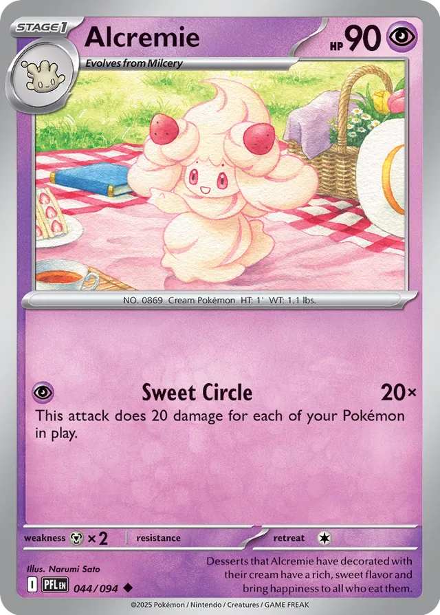 044/094 Alcremie PFL Uncommon