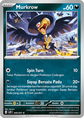 Murkrow (Snow Hazard 045/071)