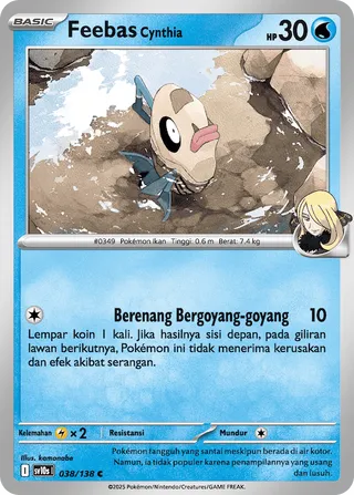 Cynthia's Feebas (Presence of Champions 038/138)