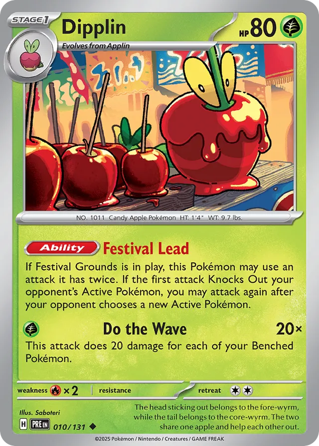 Dipplin Prismatic Evolutions 010/131 Uncommon