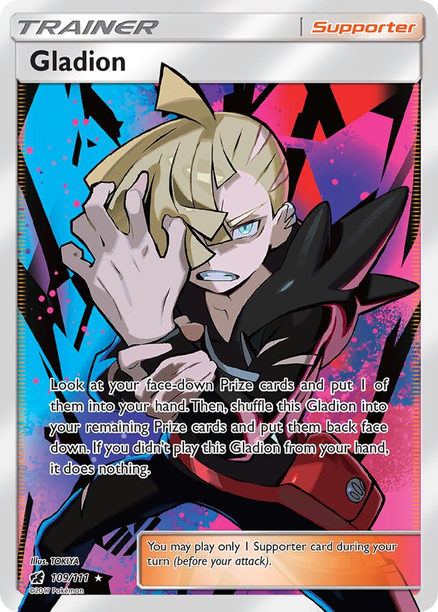 Gladion Crimson Invasion 109/111 Rare Ultra