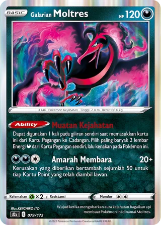 Galarian Moltres (VSTAR Universe 079/172)