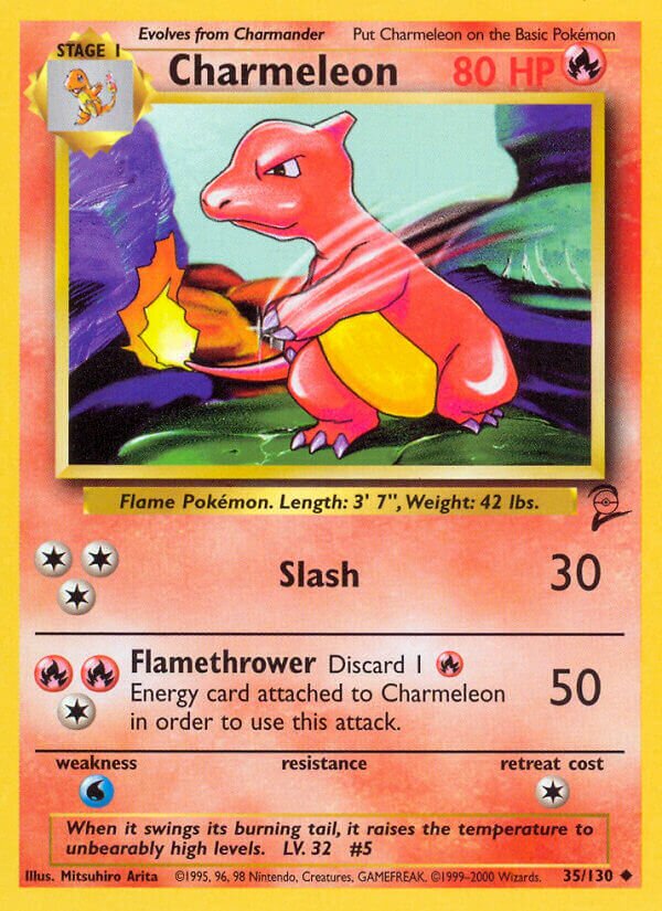 Charmeleon Base 2 35/130 Uncommon