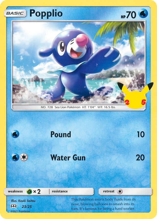 Popplio McDonald's Collection 2021 23/25 —