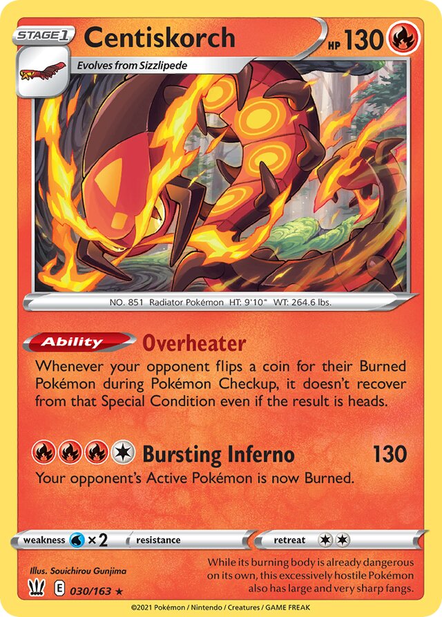 030/163 Centiskorch BST Rare